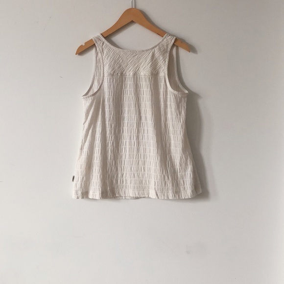 Woolrich White Cotton Sleeveless Button Blouse XS - Picture 2 of 7
